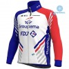 Completo Maglia ML + Pantaloncino con bretelle ML 2020 Groupama-FDJ Winter Invernale N001